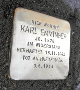 Karl Emminger Stolperstein