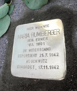 Maria Bumberger Stolperstein